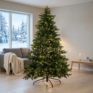 Brad Artificial Majestic Light 200 cm, Luminițe LED Încorporate